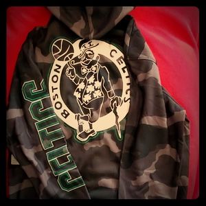NBA Boston Celtics Hoodie- Black Camo